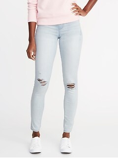 old navy distressed rockstar jeggings