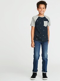 View large product image 3 of 3. Printed Color-Block Raglan-Sleeve Tee for Boys
