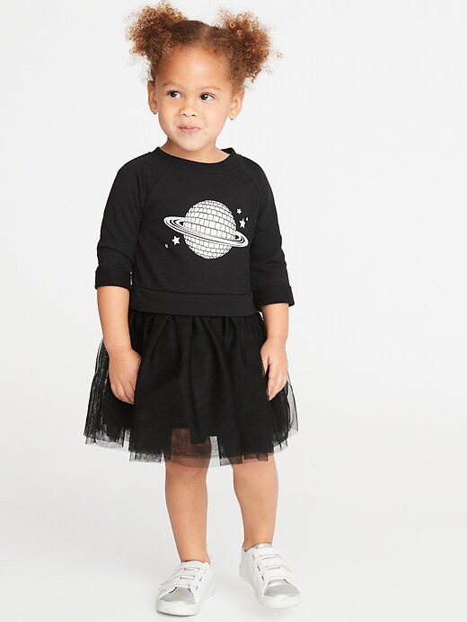 View large product image 1 of 3. Fit & Flare Tutu Dress for Toddler Girls