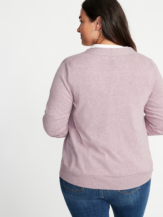Image number 2 showing, Short Open-Front Plus-Size Sweater
