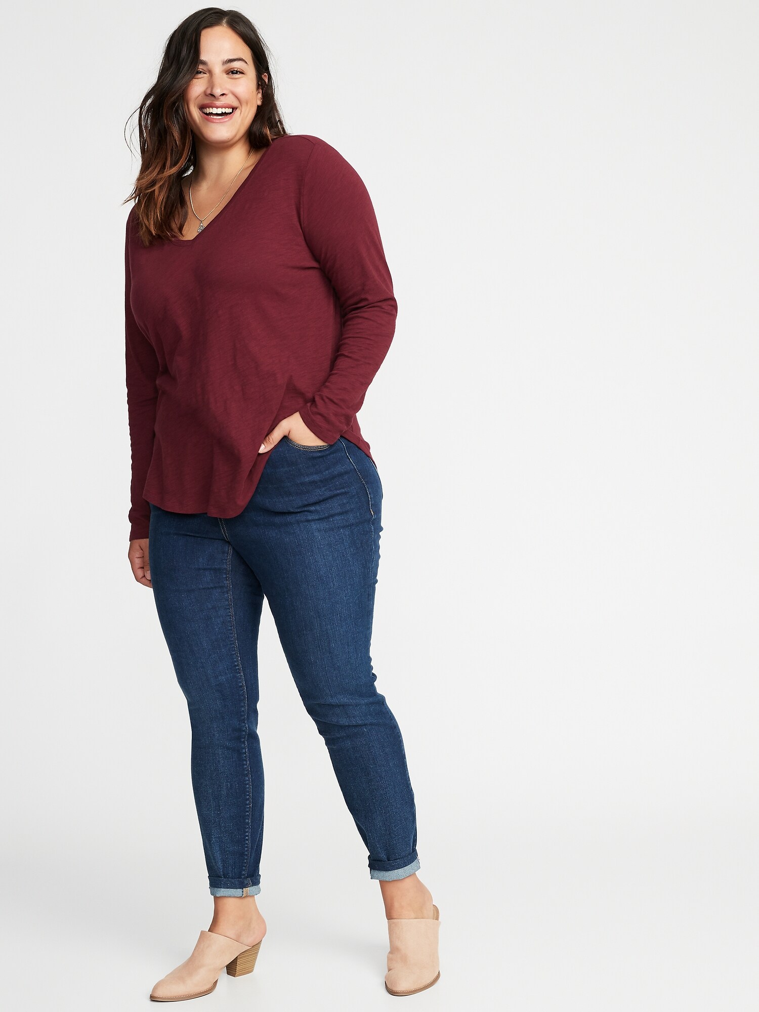 EveryWear Plus-Size V-Neck Tee | Old Navy