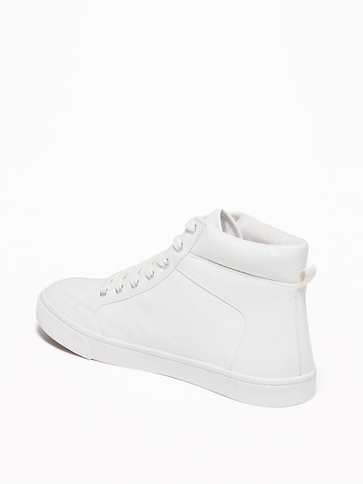 Image number 4 showing, Faux-Leather High-Tops for Women