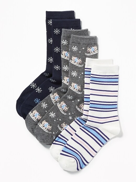 View large product image 1 of 1. Socks 3-Pack for Women
