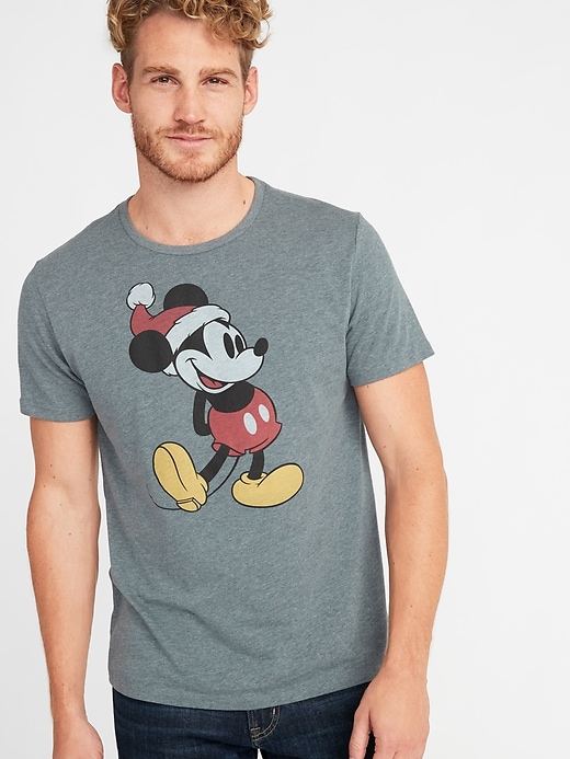 Image number 1 showing, Disney&#169 Mickey Mouse Santa Tee