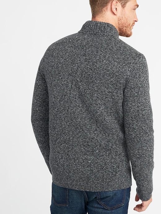 Image number 2 showing, Button Mock-Neck Sweater
