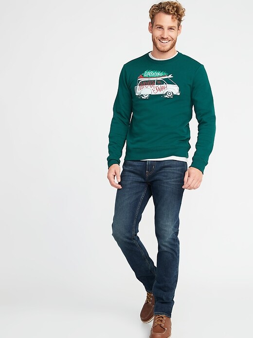 Image number 3 showing, Holiday-Graphic Sweatshirt
