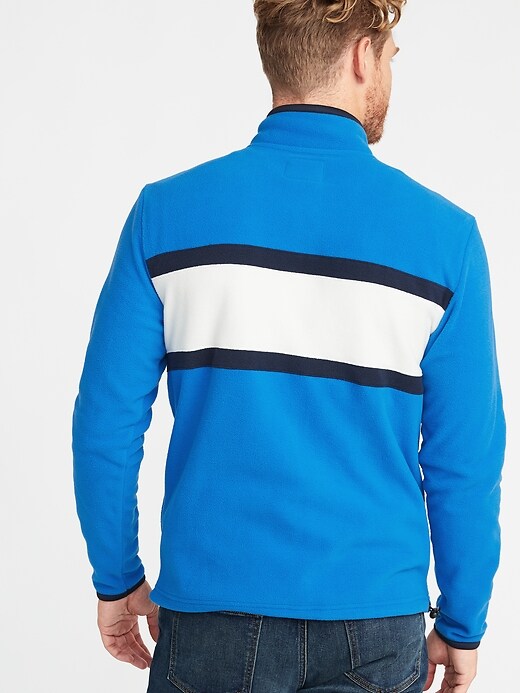 Image number 2 showing, Micro Performance Fleece Color-Blocked Pullover