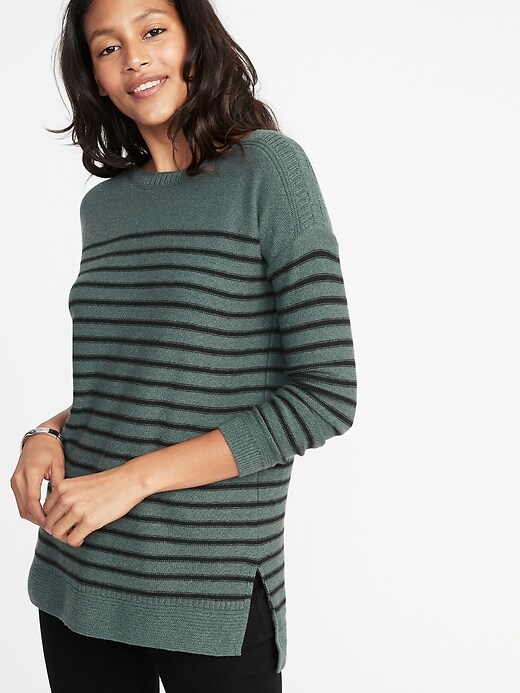View large product image 1 of 1. Classic Boat-Neck Sweater for Women