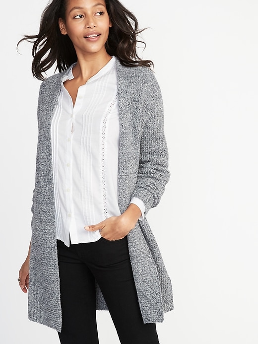 Image number 1 showing, Open-Front Sweater for Women