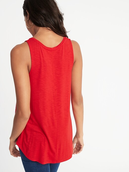 Image number 2 showing, Luxe Scoop-Neck Swing Tank for Women