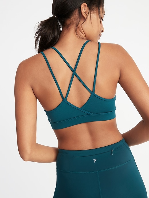 Image number 2 showing, Light Support Strappy Sports Bra for Women
