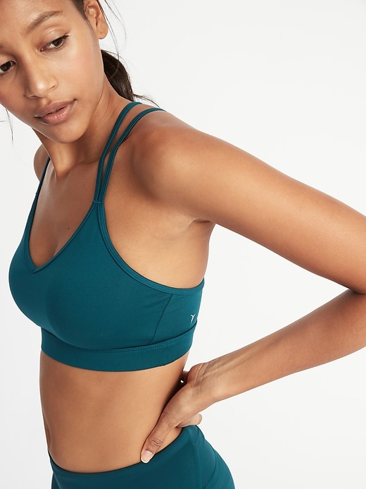 Image number 4 showing, Light Support Strappy Sports Bra for Women