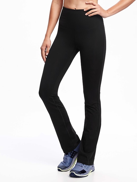 View large product image 1 of 2. High-Waisted Elevate Straight Compression Pants For Women