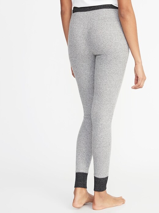 View large product image 2 of 2. Plush-Knit Lounge Leggings for Women