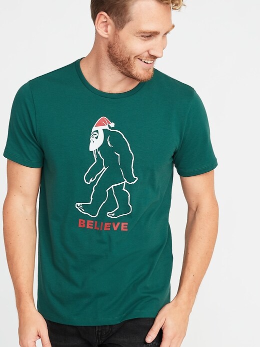 View large product image 1 of 1. Holiday Humor Graphic Tee