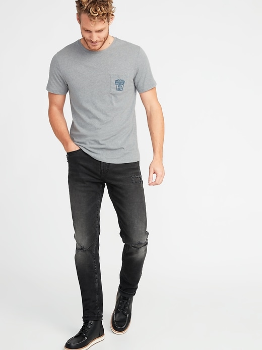 Image number 3 showing, Soft-Washed Graphic Pocket Tee