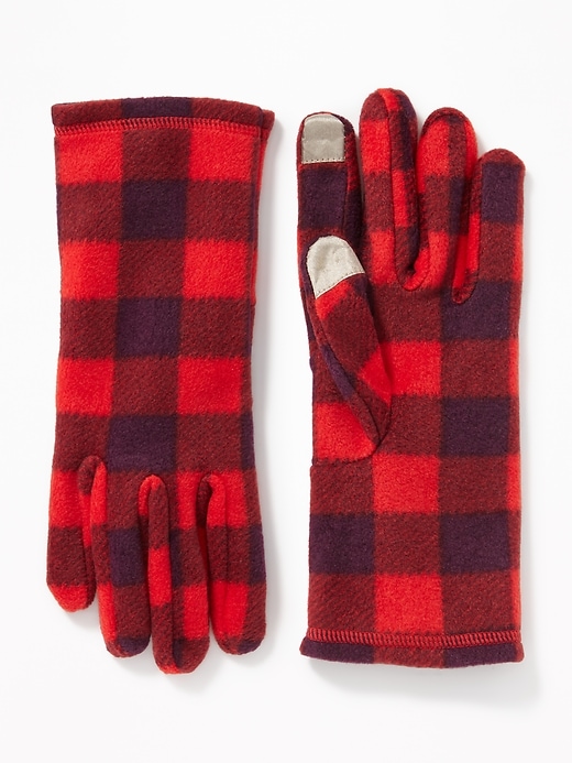 View large product image 1 of 1. Text-Friendly Go-Warm Performance Fleece Gloves for Women