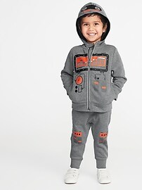 Robot-Graphic Zip Hoodie for Toddler Boys | Old Navy