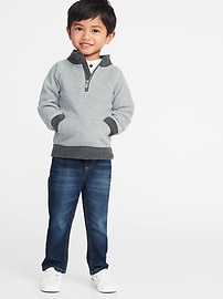 View large product image 3 of 4. Micro Fleece 1/2-Zip Pullover for Toddler Boys