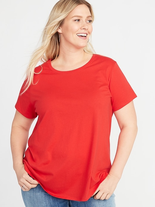 View large product image 1 of 1. EveryWear Plus-Size Crew-Neck Tee