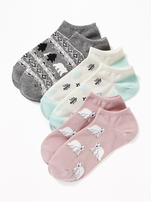 View large product image 1 of 1. Ankle Socks 3-Pack for Women