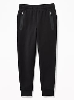 black uniform joggers