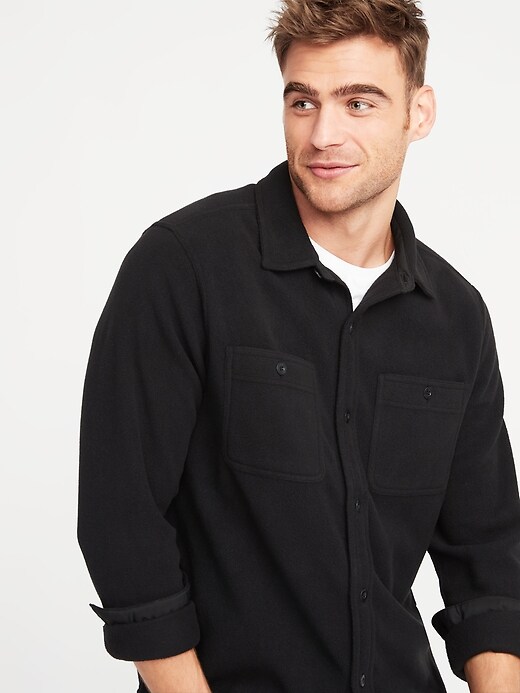 Image number 4 showing, Micro Performance Fleece Shirt Jacket