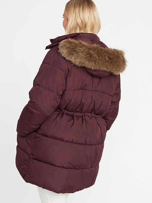Image number 2 showing, Plus-Size Hooded Frost-Free Long-Line Jacket