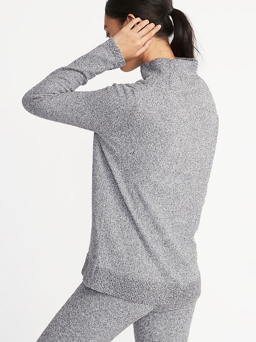 Image number 2 showing, Mock-Neck Sweater-Knit Tunic for Women