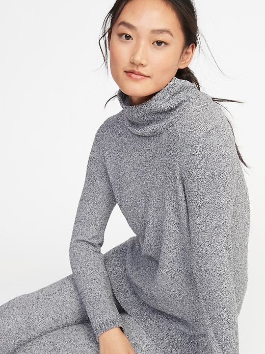 Image number 4 showing, Mock-Neck Sweater-Knit Tunic for Women