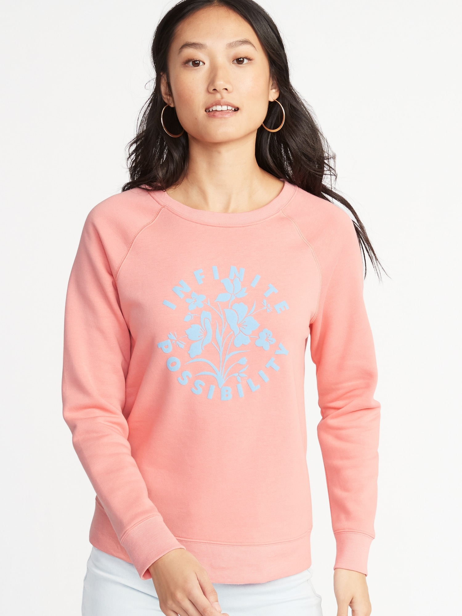 Old navy radiate outlet positivity sweatshirt