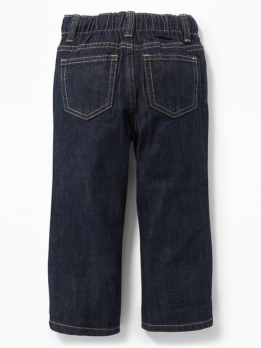 View large product image 2 of 3. Dark-Wash Jeans for Toddler Boys