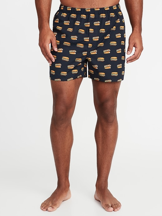 View large product image 1 of 1. Soft-Washed Printed Boxers