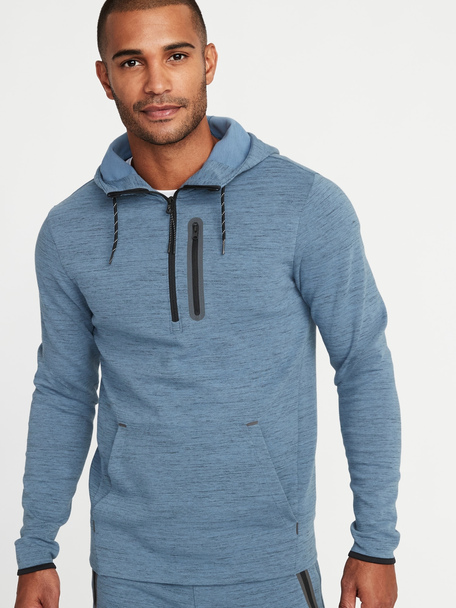 Dynamic Fleece 4-Way-Stretch 1/2-Zip Hoodie for Men | Old Navy