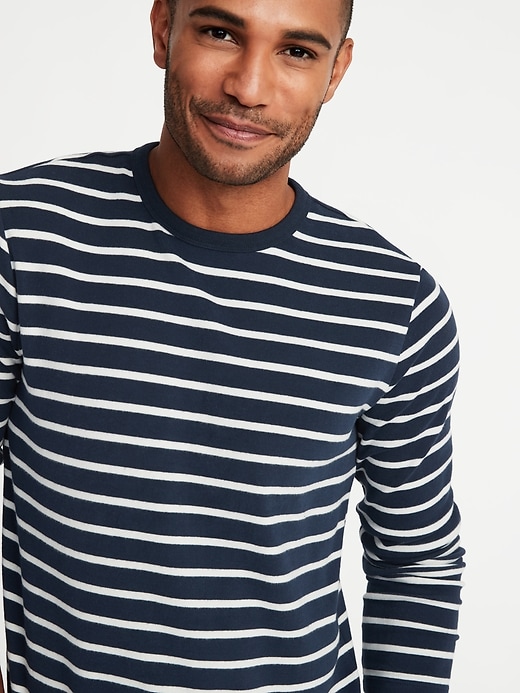 Image number 4 showing, Striped Plush-Knit Built-In Flex Tee