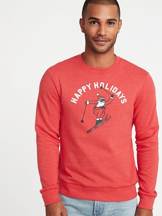 View large product image 1 of 1. Holiday-Graphic Sweatshirt