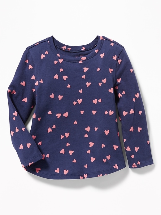 View large product image 1 of 1. Printed Scoop-Neck Top for Toddler Girls