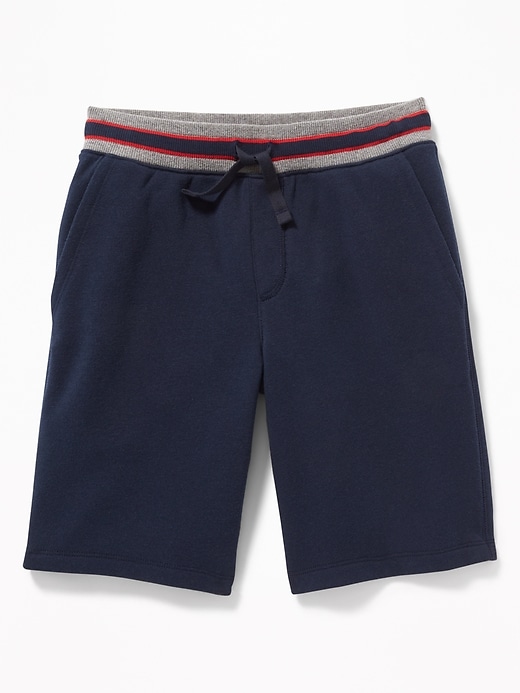 View large product image 1 of 1. Rib-Knit Waist Jogger Shorts For Boys
