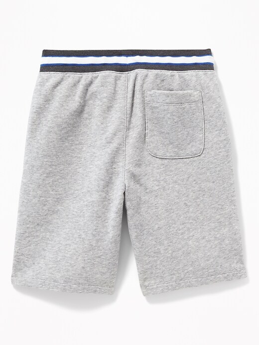 View large product image 2 of 2. Rib-Knit Waist Jogger Shorts For Boys