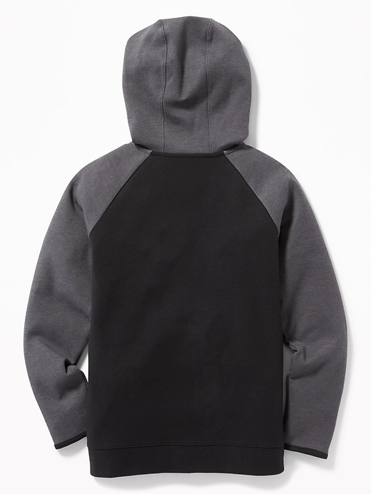 View large product image 2 of 3. Dynamic Fleece Color-Block  Zip Hoodie for Boys