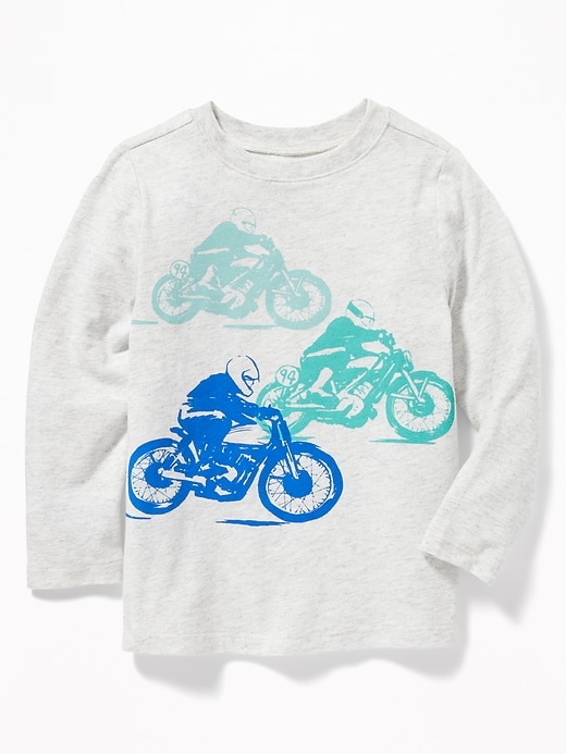 View large product image 1 of 1. Graphic Long-Sleeve Tee for Toddler Boys