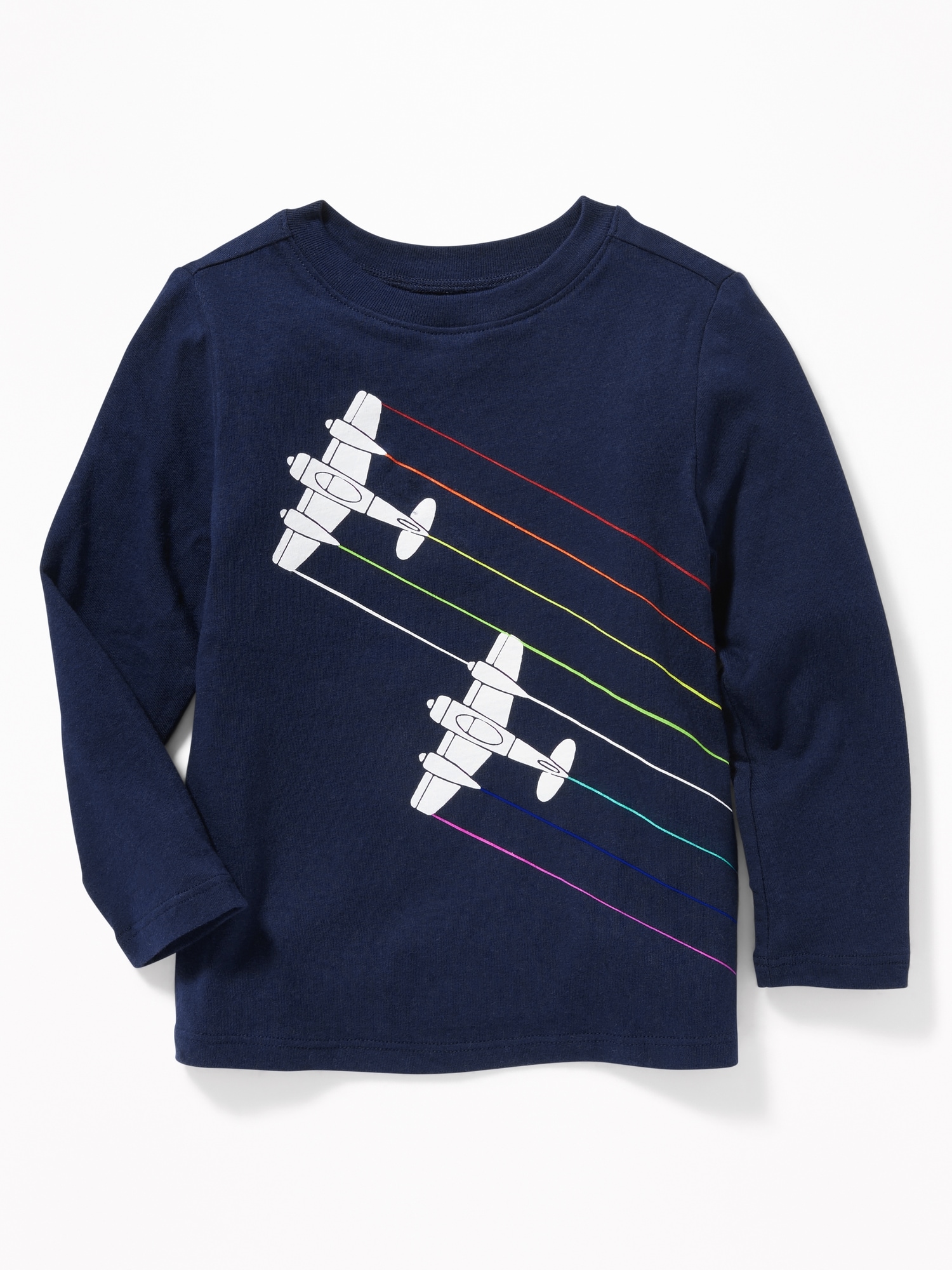 Graphic Long-Sleeve Tee for Toddler Boys