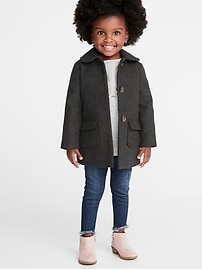 View large product image 3 of 4. Peacoat for Toddler Girls