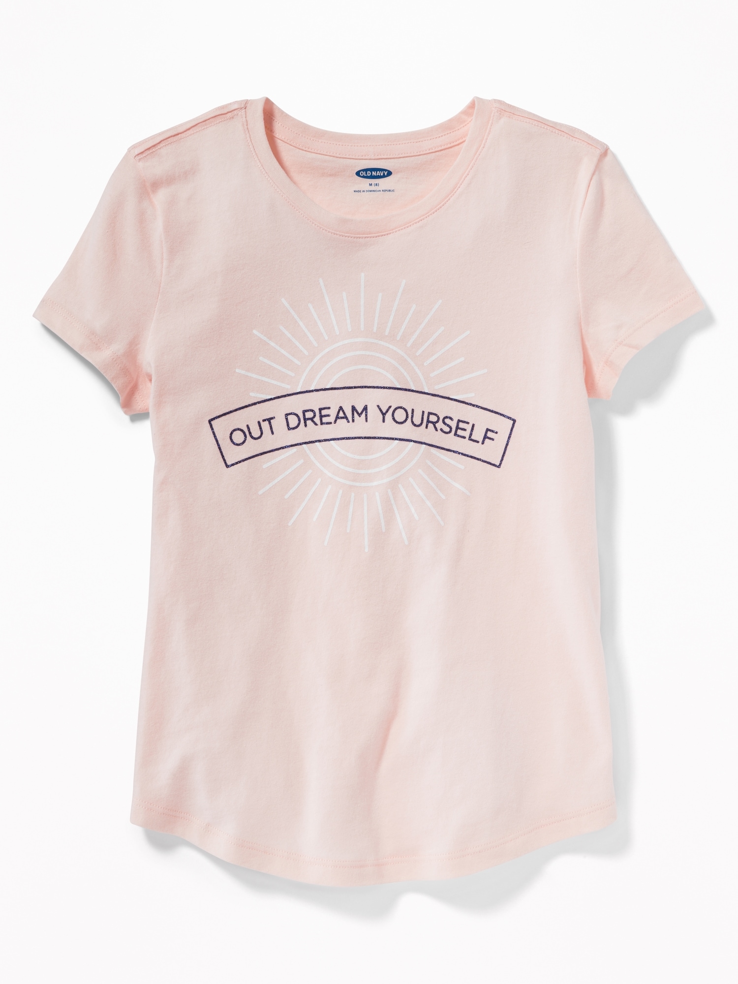 Graphic Curved-Hem Tee for Girls | Old Navy