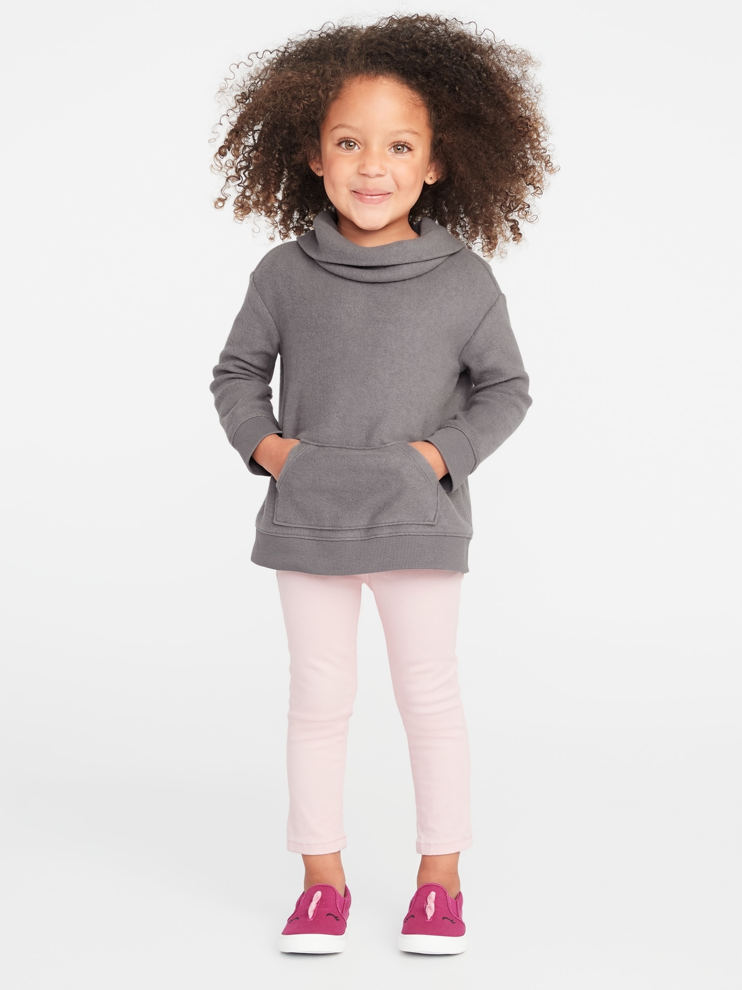 Cozy Cowl-Neck Pullover for Toddler Girls | Old Navy