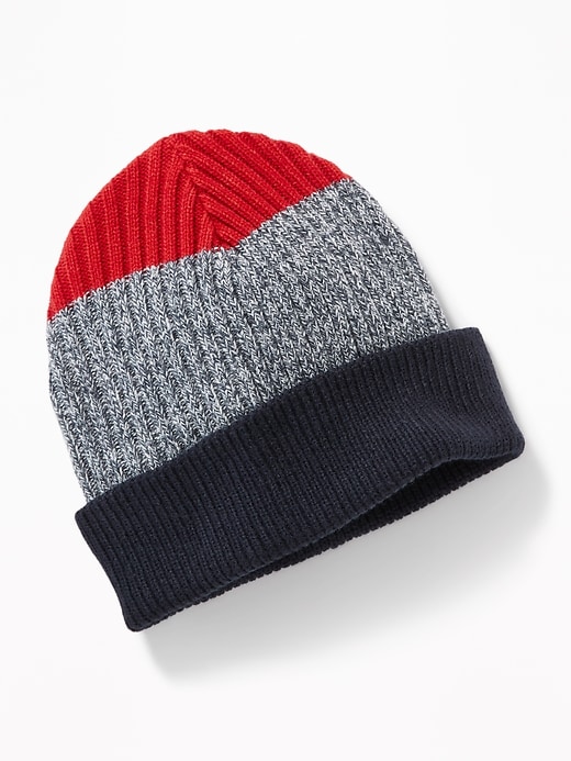 View large product image 1 of 1. Roll-Cuffed Beanie