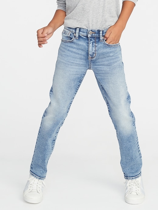 View large product image 1 of 1. Slim 360° Stretch Built-In Flex Max Jeans for Boys