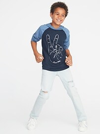 Graphic Slub-Knit Hooded Tee For Boys | Old Navy