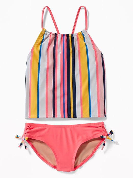 Mixed-Print Tankini for Girls | Old Navy