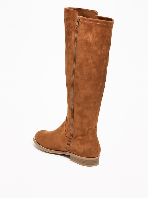 Image number 4 showing, Tall Faux-Suede Boots for Women